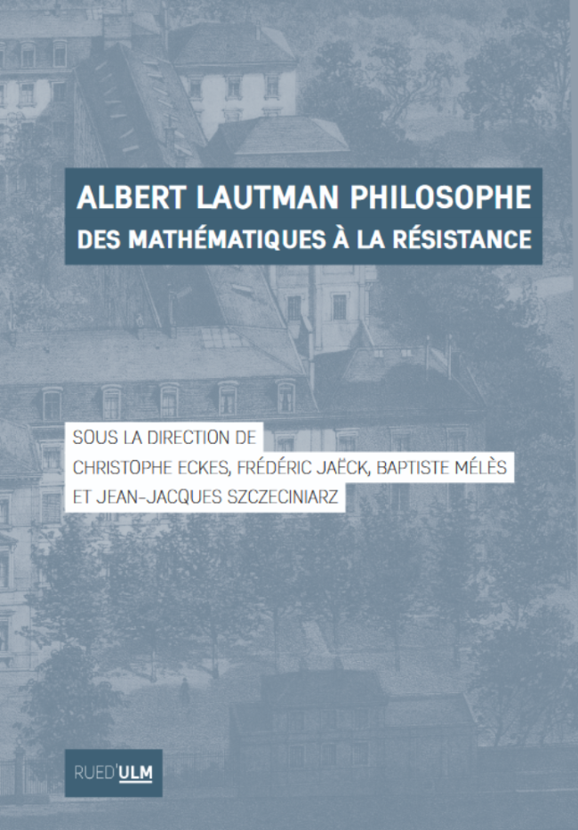 Couverture de Albert Lautman philosophe