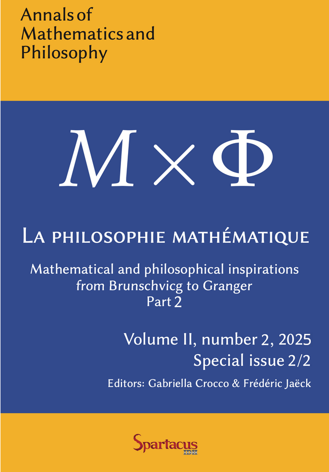 Couverture de La philosophie mathématique II